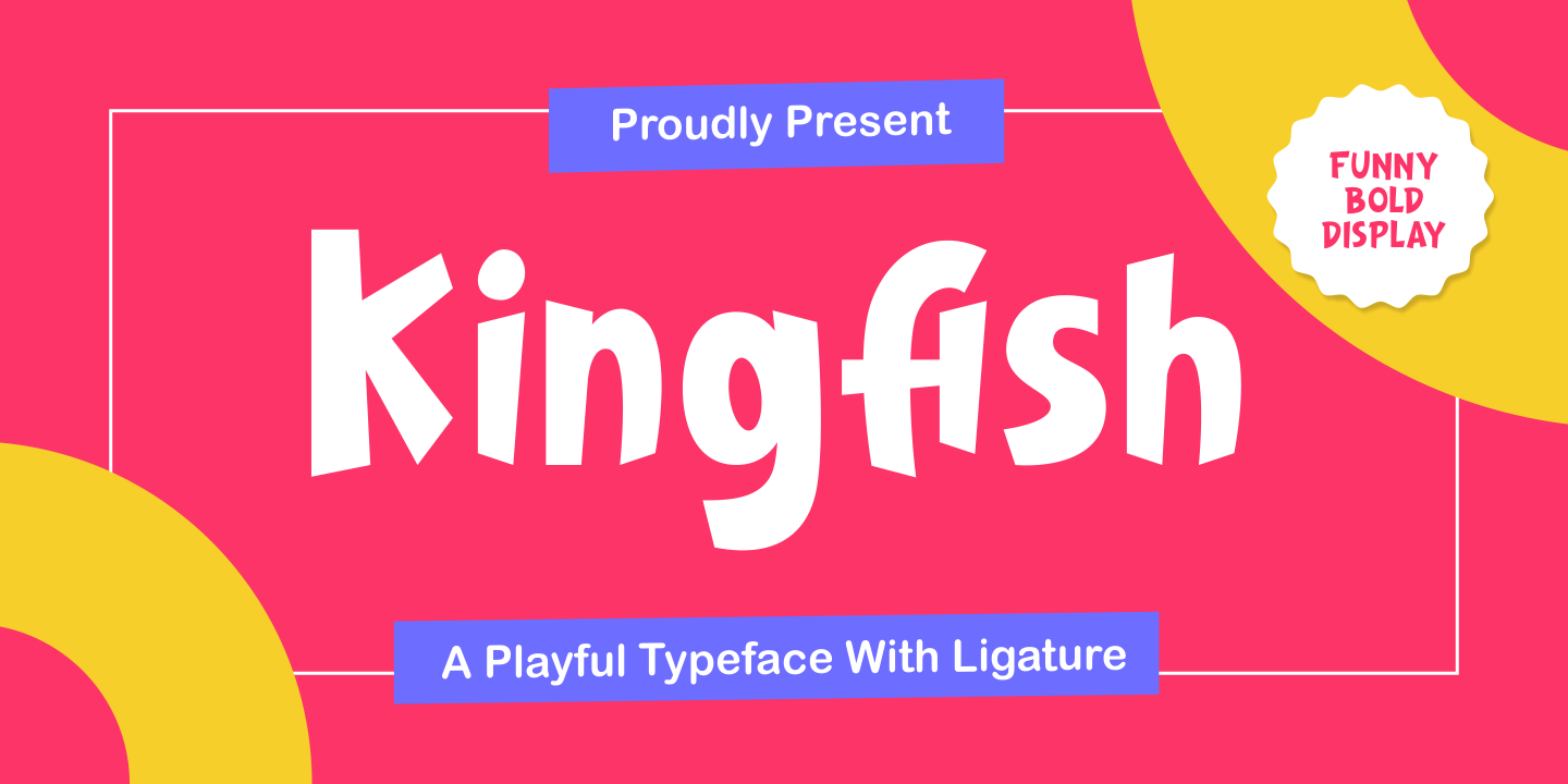Шрифт Kingfish